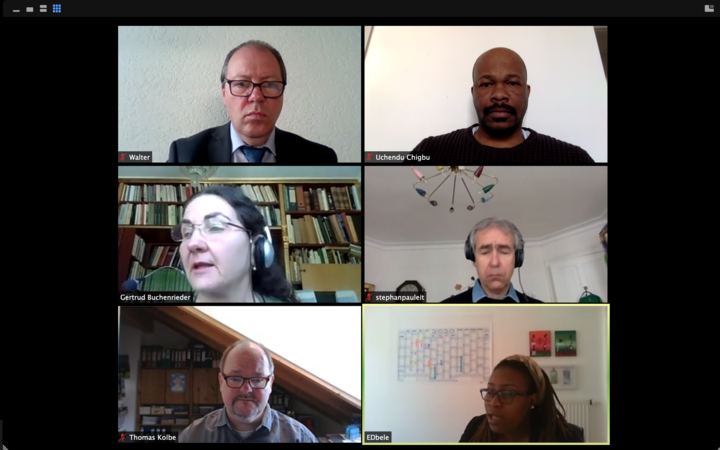 A screenshot of all participants of the virutal PhD defense